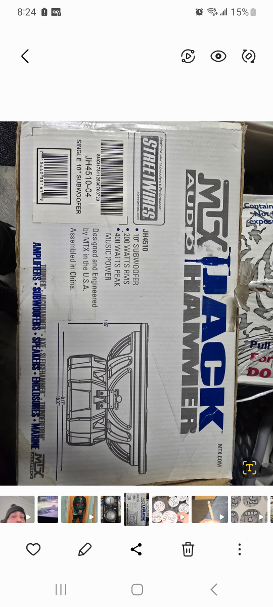 MTX Jackhammer JH4510-04 10" Subwoofer