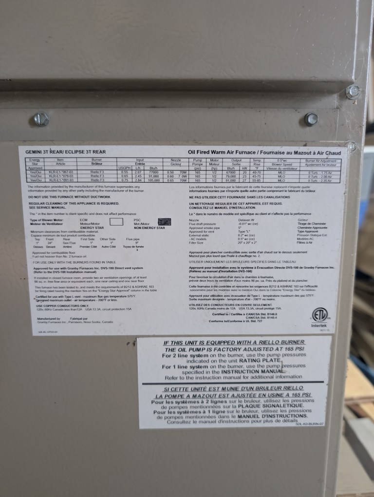 Oil furnace - photo 4