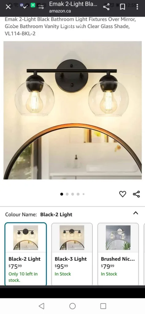 24"x36" Gold Arch Mirror brand new- Wall Mounted Mirror image indicator(5)