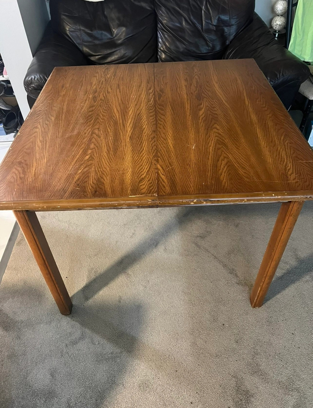 Sturdy wooden computer table- 40x40x30 inches - photo 3