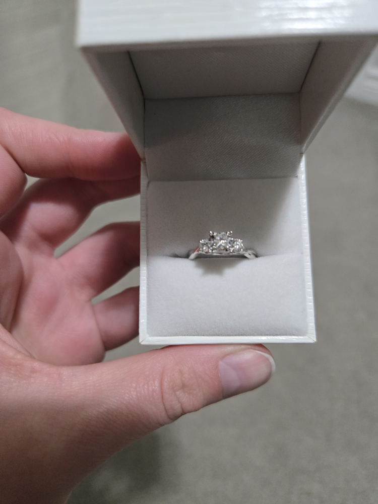 Three-Stone Diamond Ring
