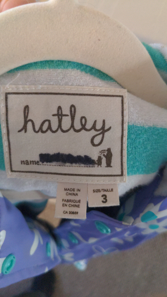 Hatley fleece-lined rain coat, 3T - photo 3