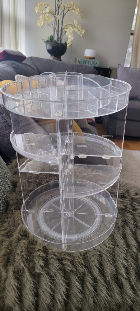 Rotating Acrylic Makeup Organiser