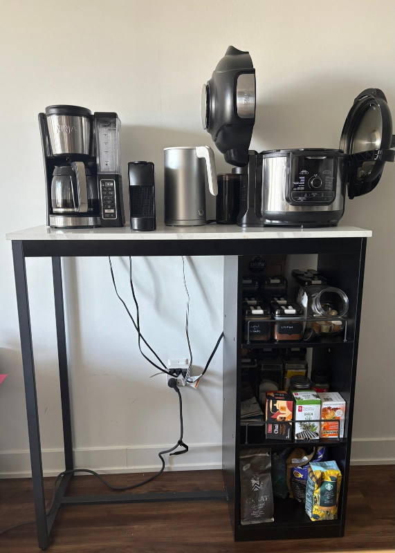 Black and White Kitchen/Bar cart /Moving sale - photo 2
