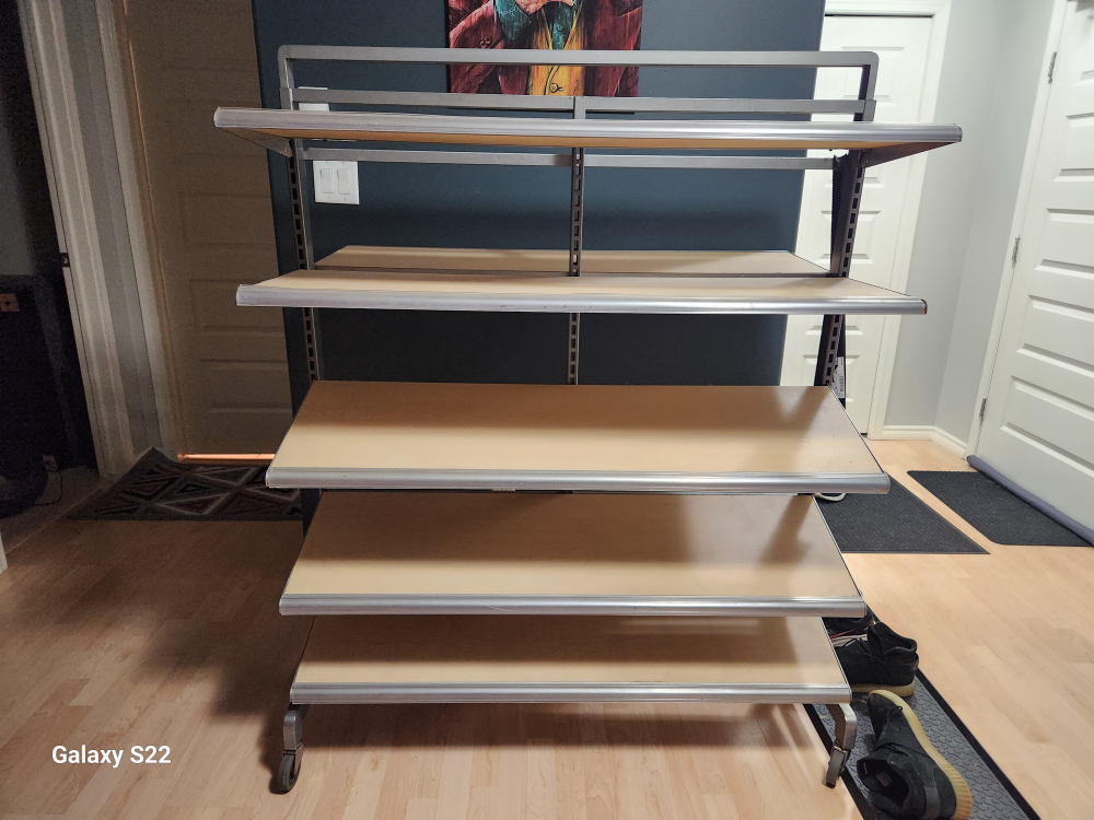Five-Tier Retail Display Shelving Unit
