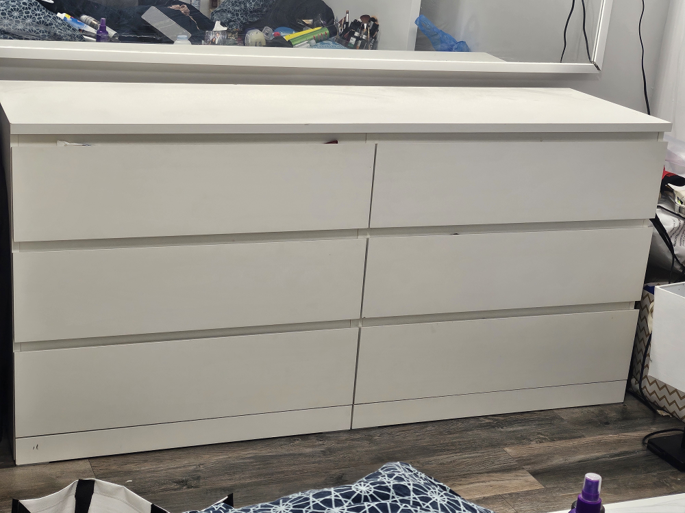 IKEA MALM 6-Drawer Dresser - White - photo 4