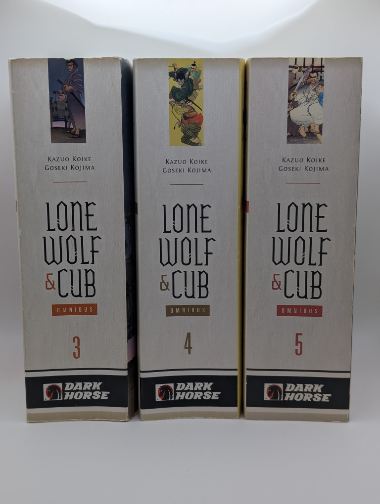 Lone Wolf and Cub Omnibus Volumes 3, 4, and 5
