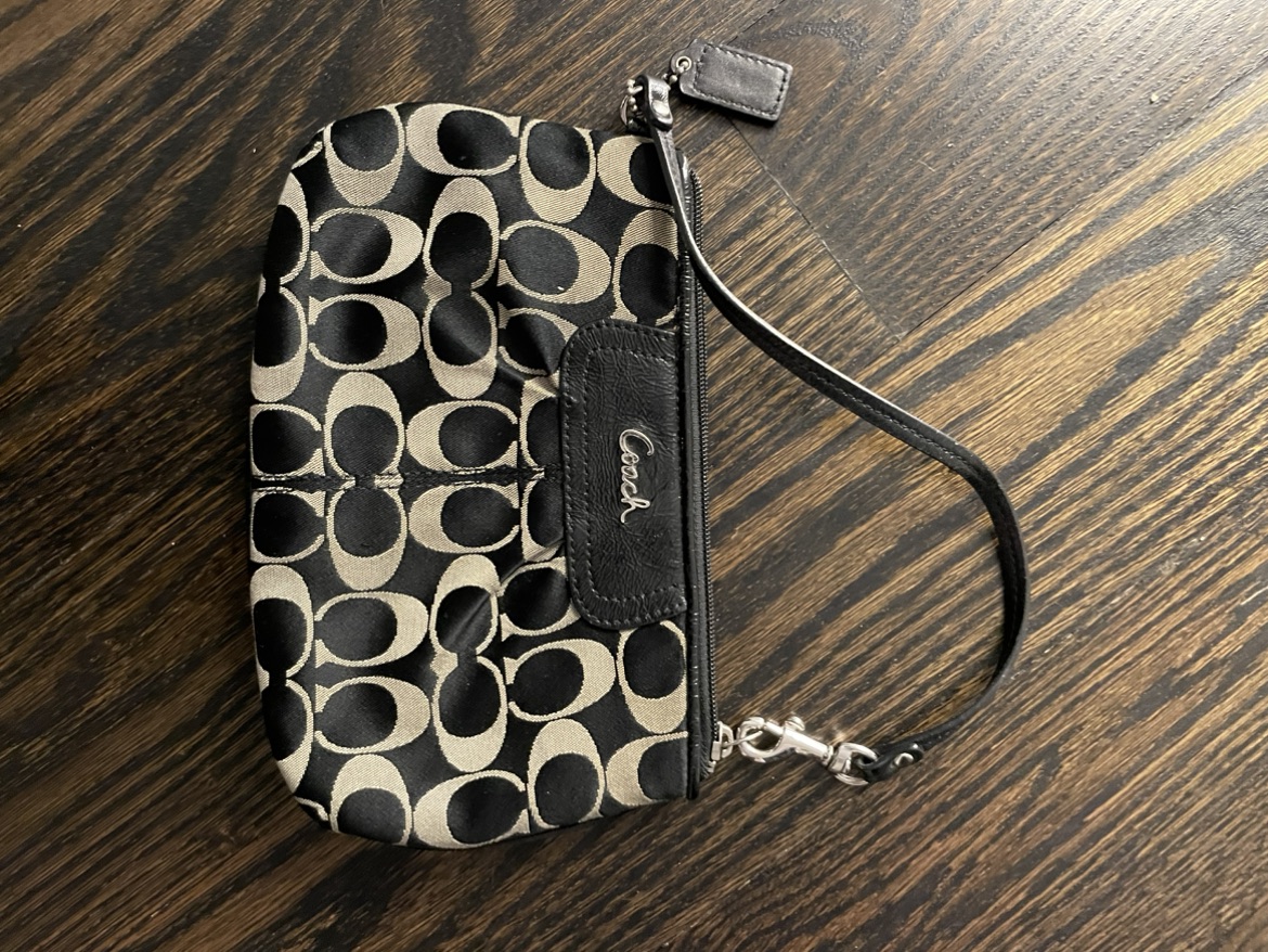 Mini coach wristlet