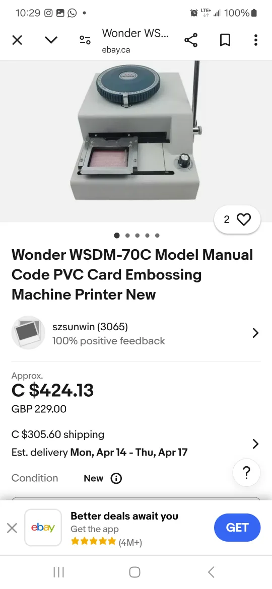 Manual Plastic Card Numbering Machine image indicator(6)