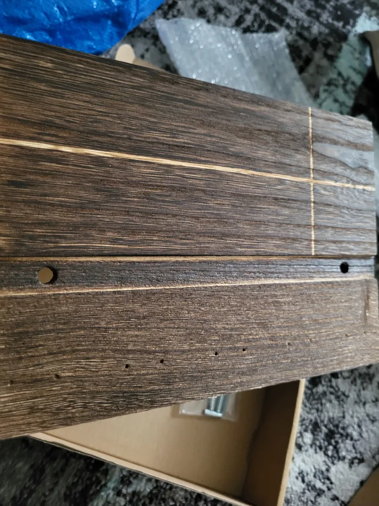 Rustic Wooden Wall-Mounted Key Holder with Shelf image indicator(8)