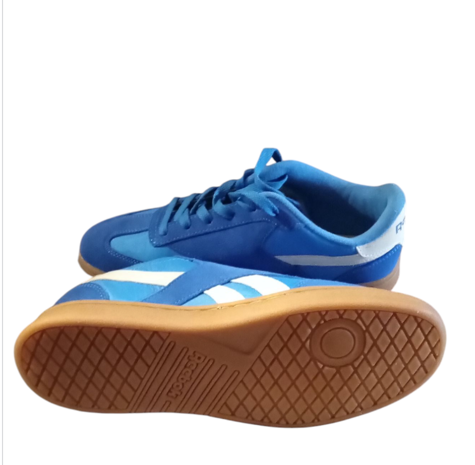 Reebok Royal Classic Joggers - Blue Suede Sneakers - Size 6.5 - photo 3