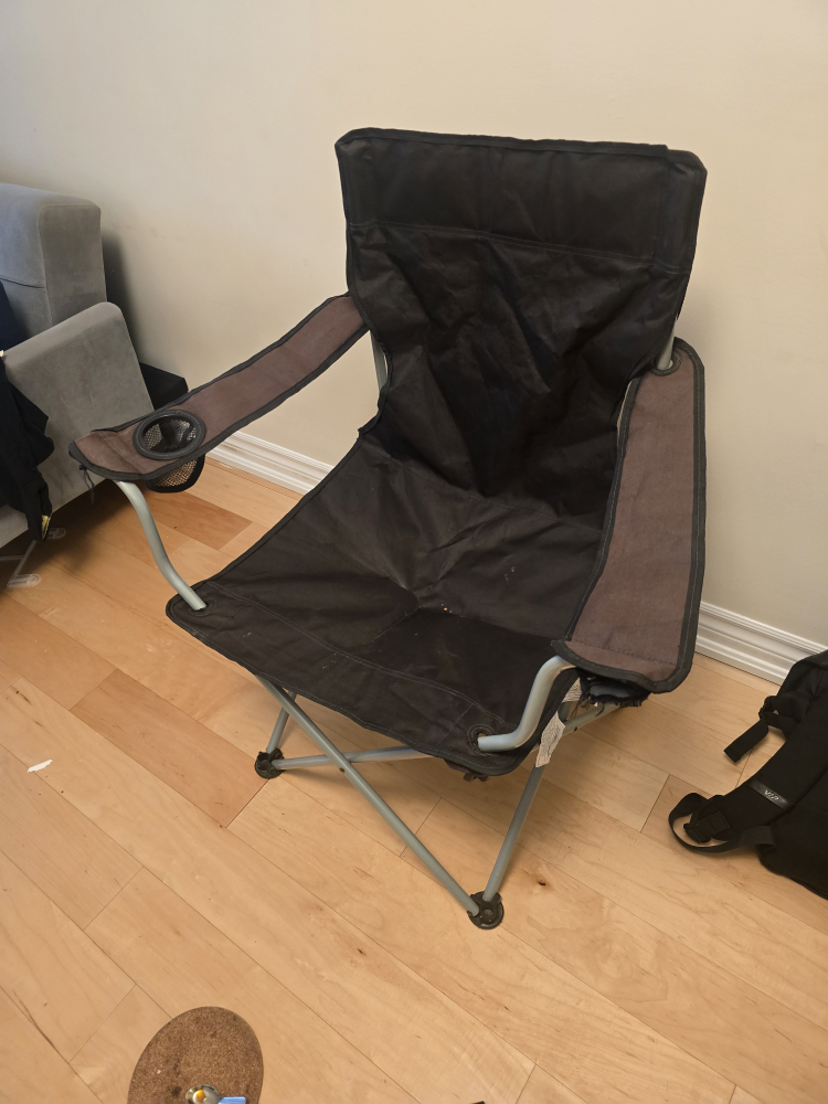 Foldable Camping Chair with Cup Holder
