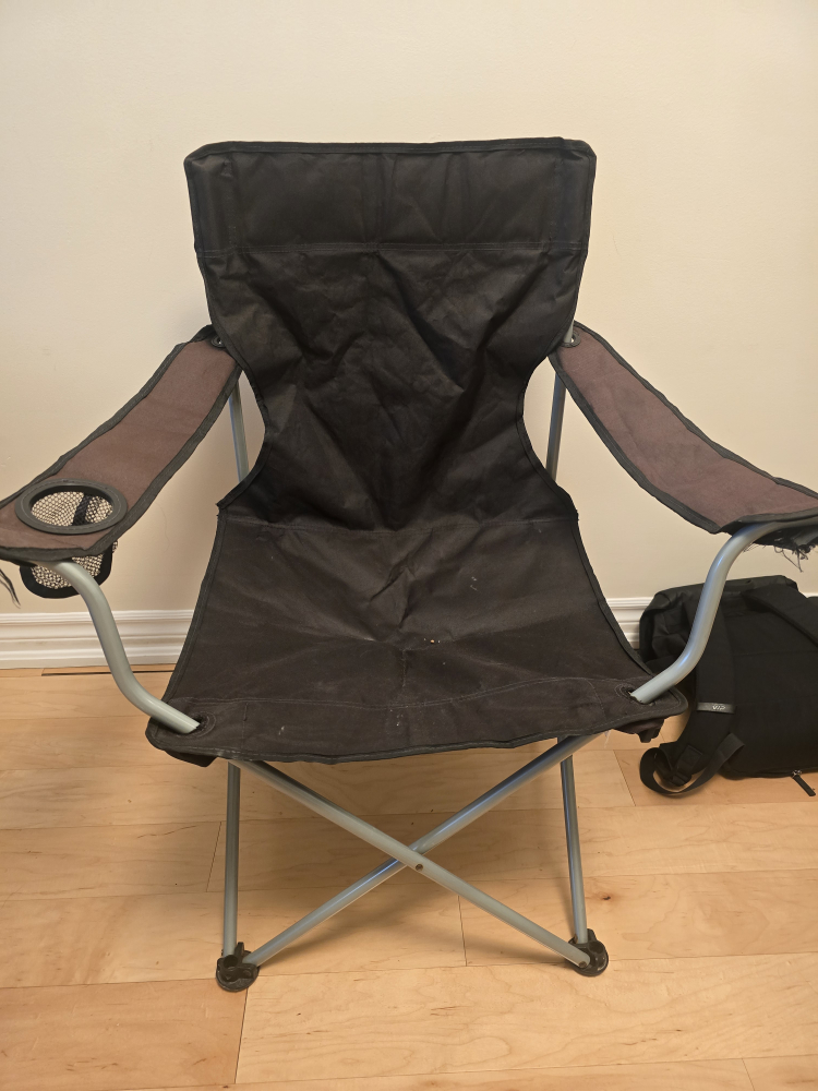 Foldable Camping Chair with Cup Holder - photo 2