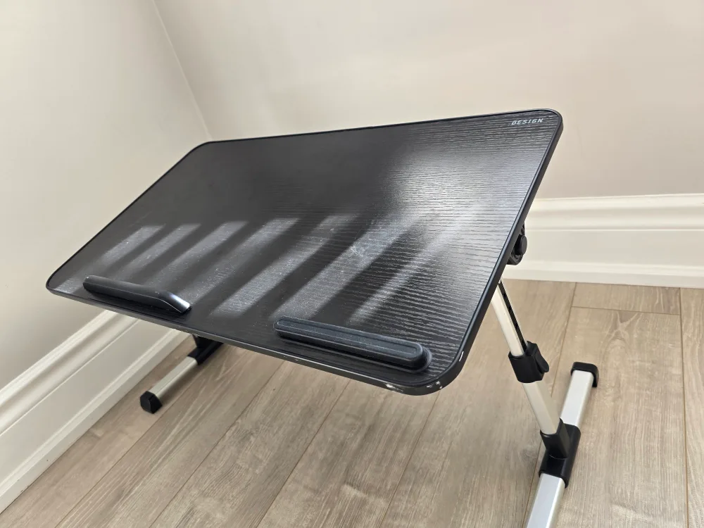 Adjustable Laptop Table - Portable Foldable Bed Tray image indicator(3)