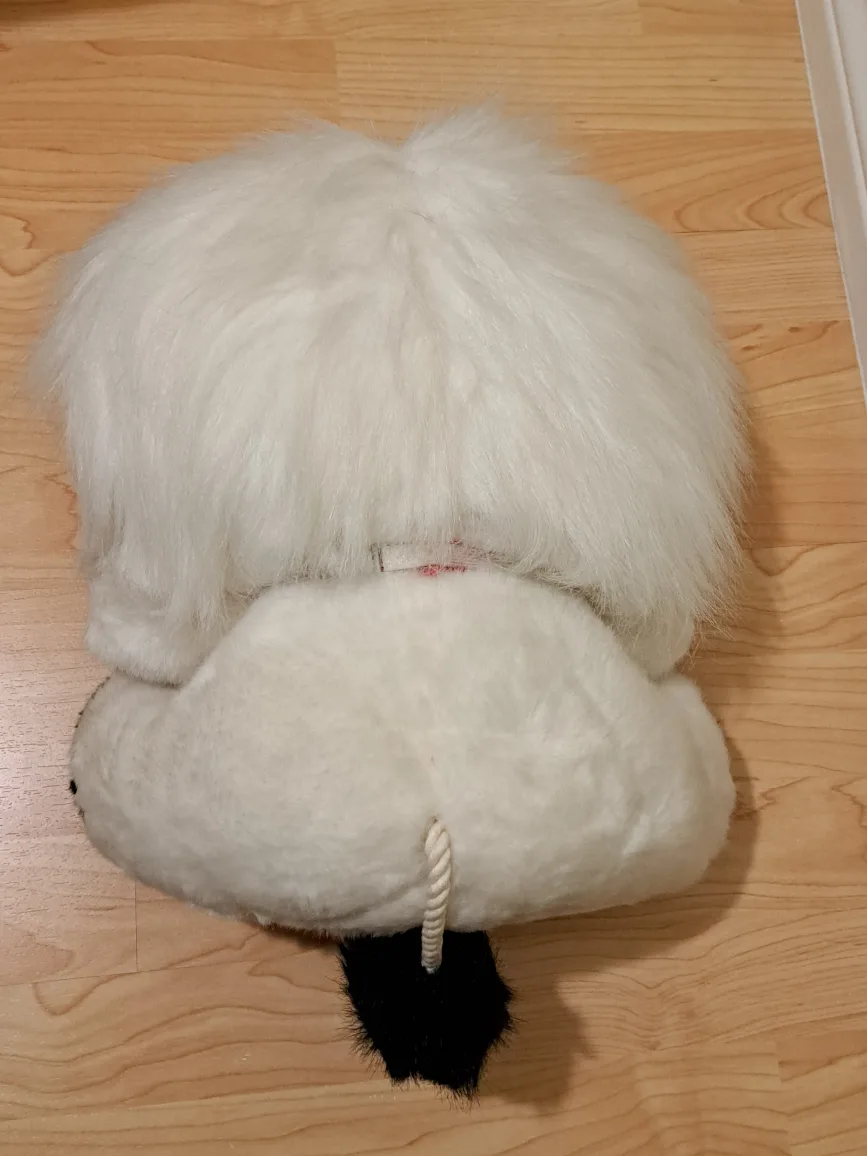 Vintage Applause White Lion Plush Toy 12" image indicator(2)