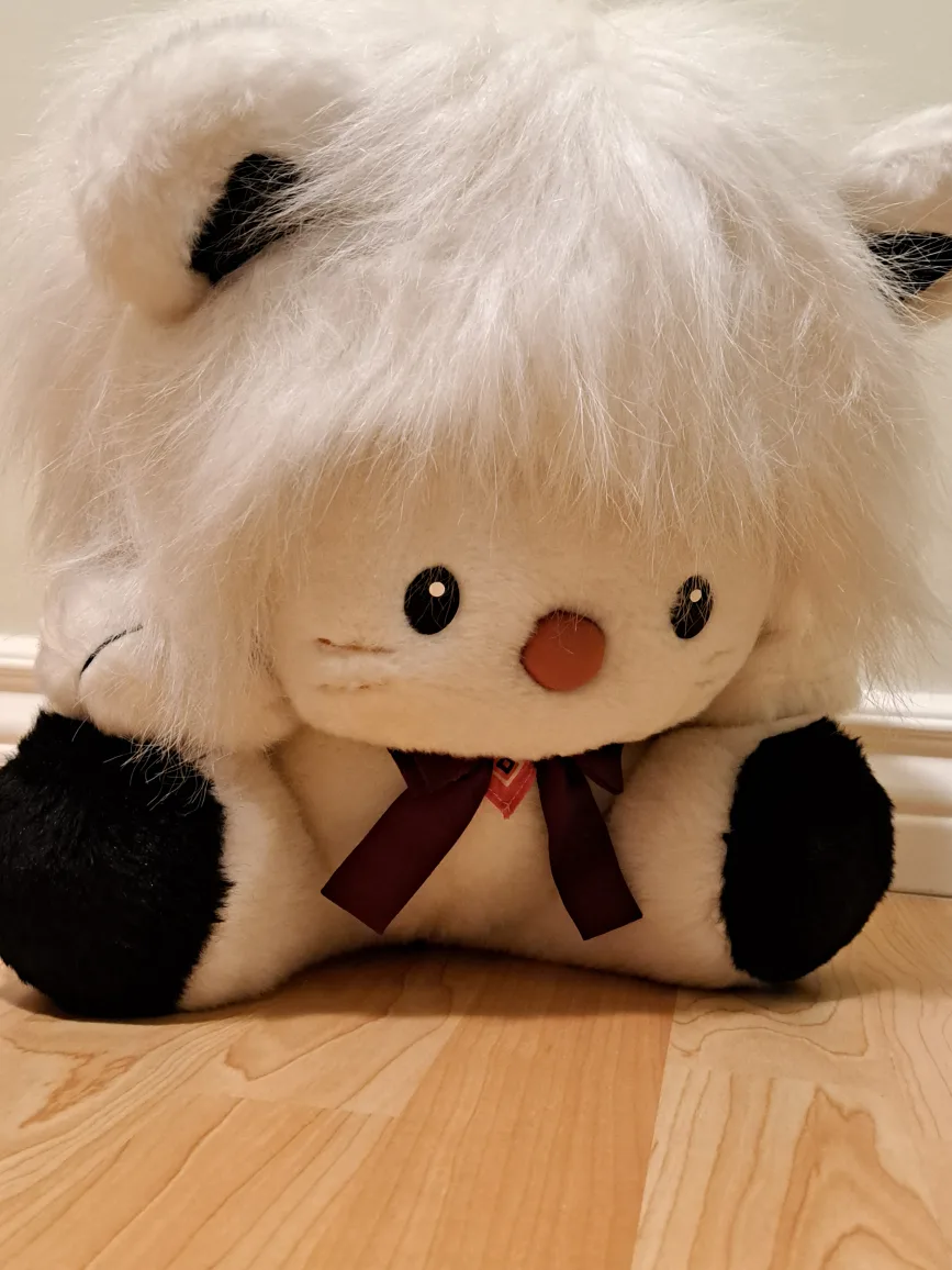 Vintage Applause White Lion Plush Toy 12" image indicator(5)