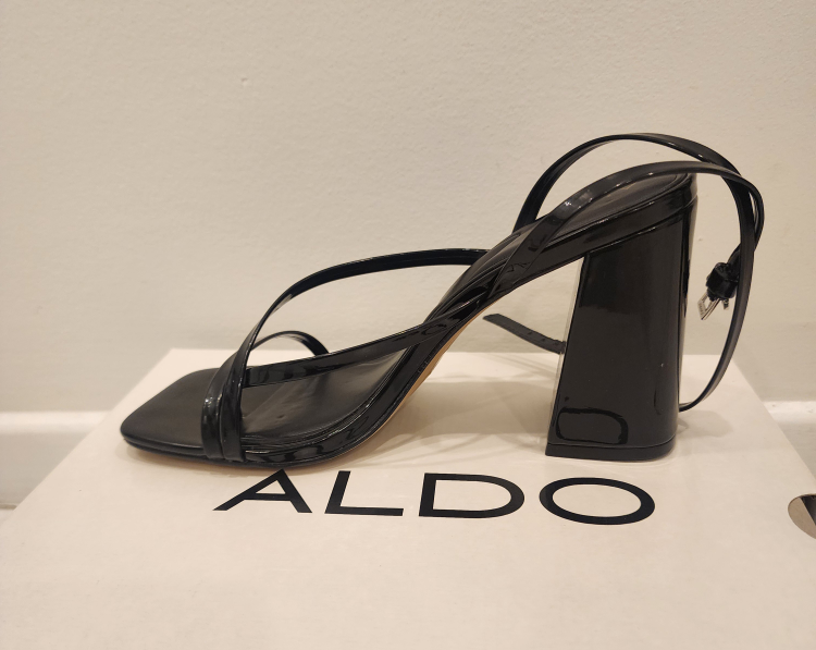 ALDO Black Patent Leather Heels