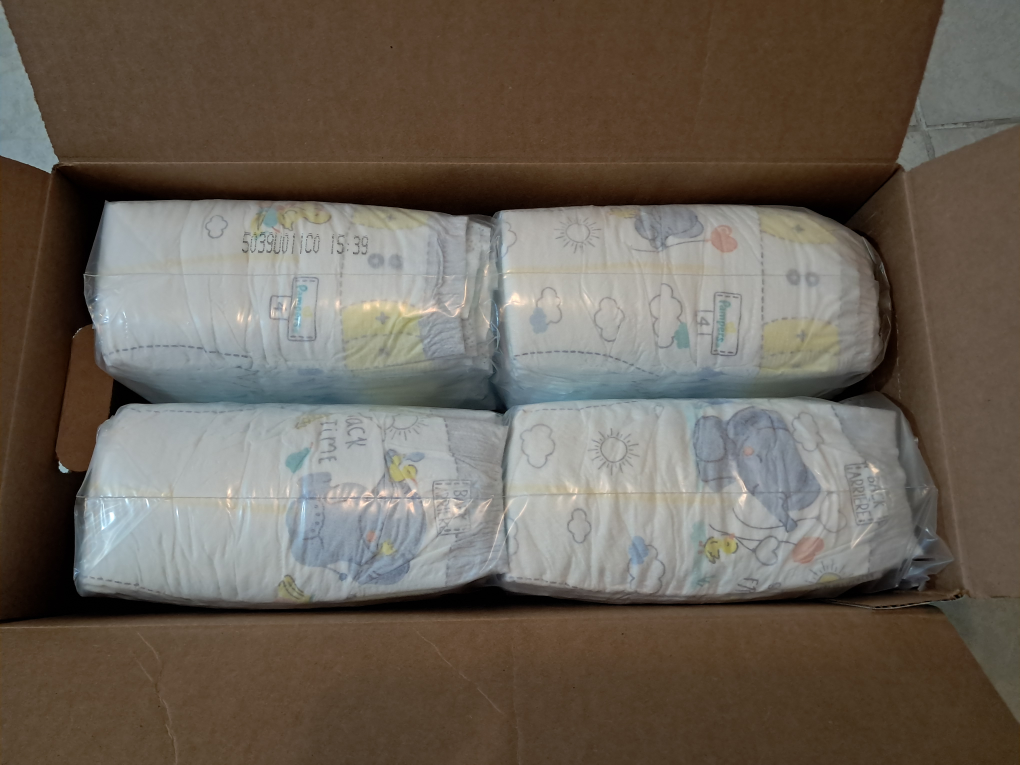 Bulk Pampers Swaddlers Size 4 Diapers (10-17kg/ 22-37lb) - photo 2