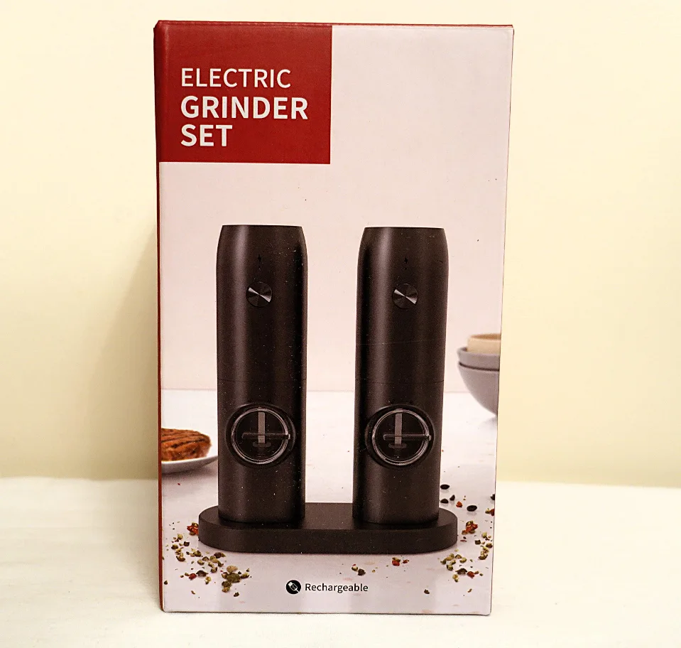 NEW CIRCLE JOY Electric Salt and Pepper Grinder Set thumbnail