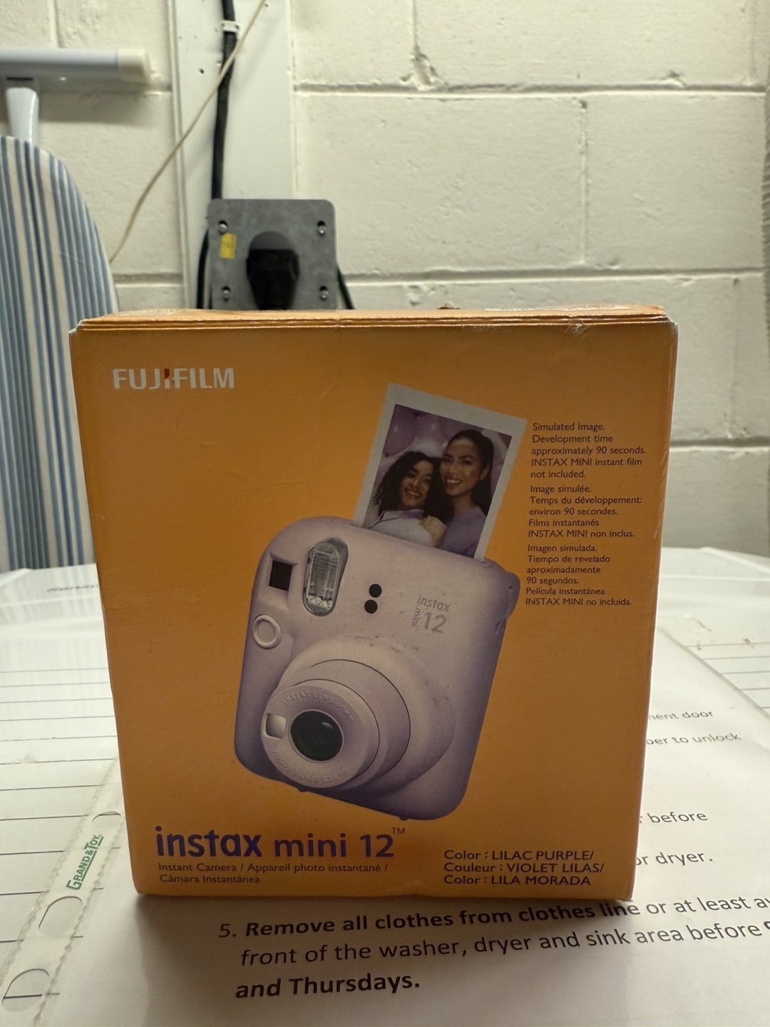 Fujifilm Instax Mini 12 Lilac Purple Instant Camera