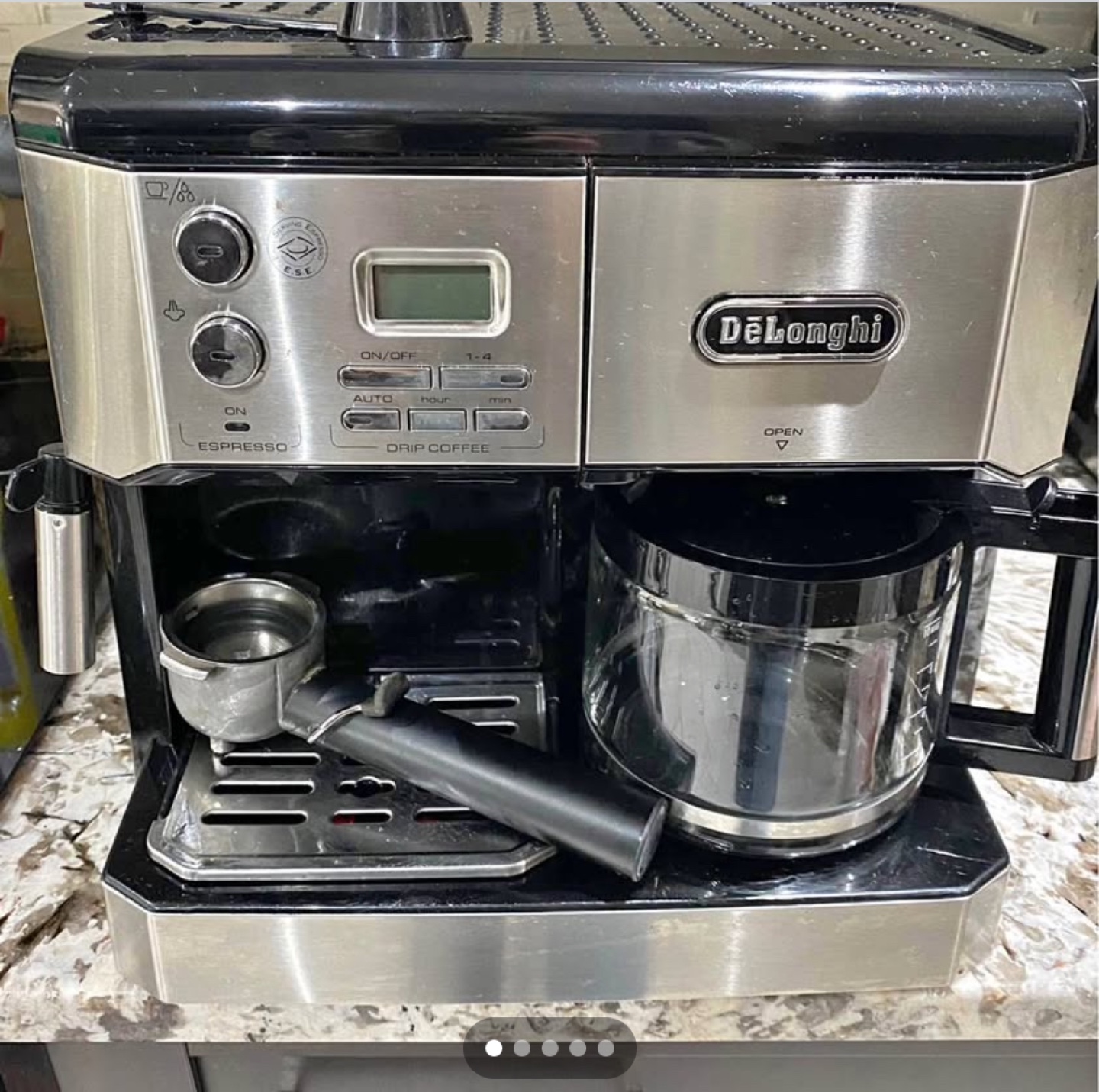 Delonghi Espresso and Drip Coffee Maker