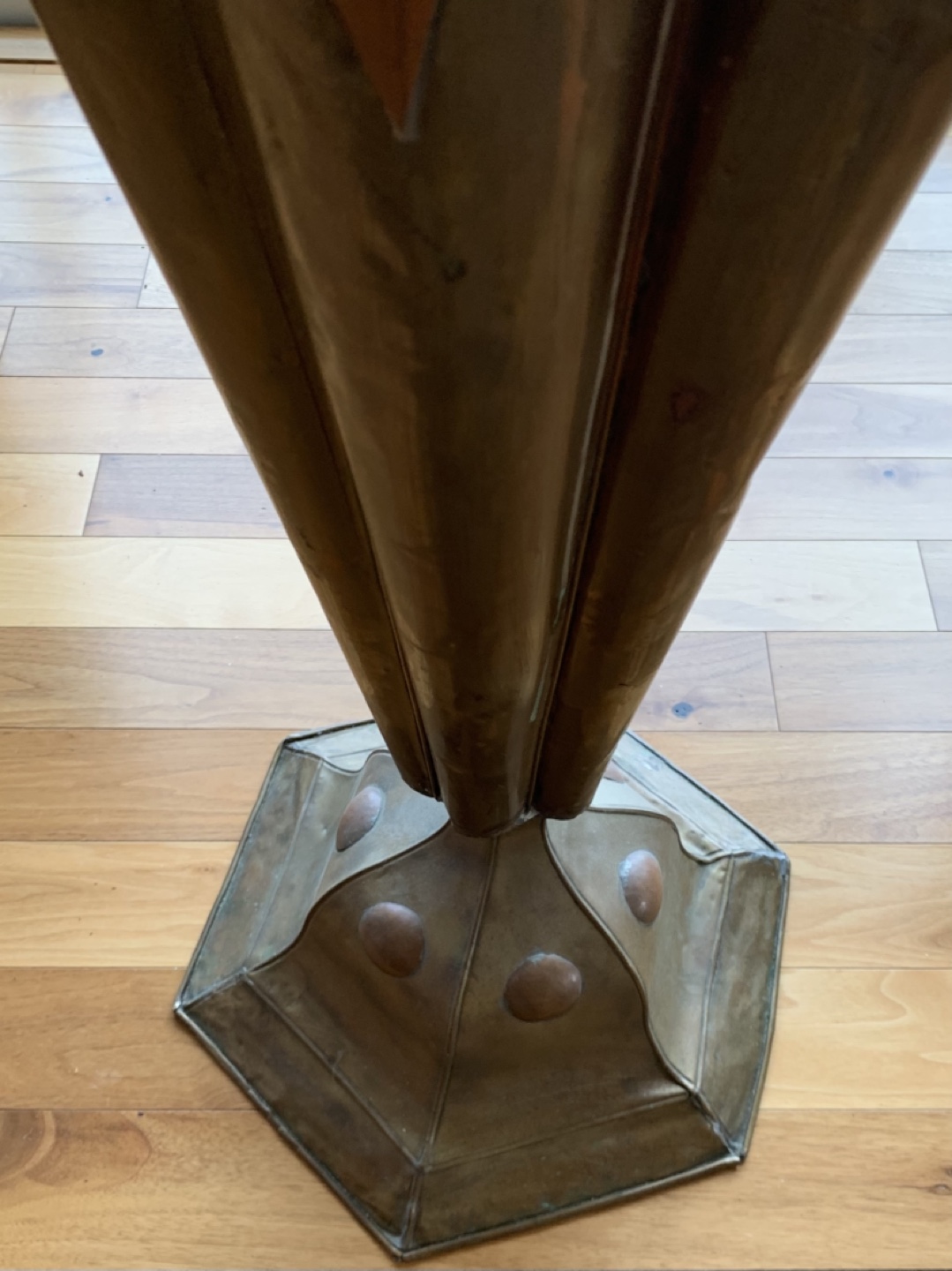 Vintage Brass Umbrella Stand - photo 3