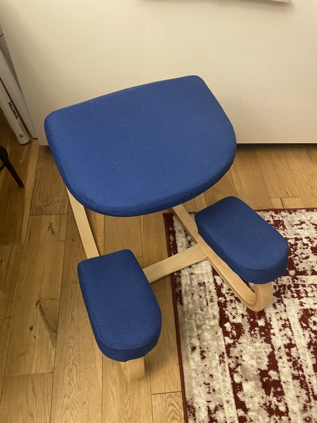 Kneeling Chair - Ergonomic Office Chair - Blue Fabric - photo 2