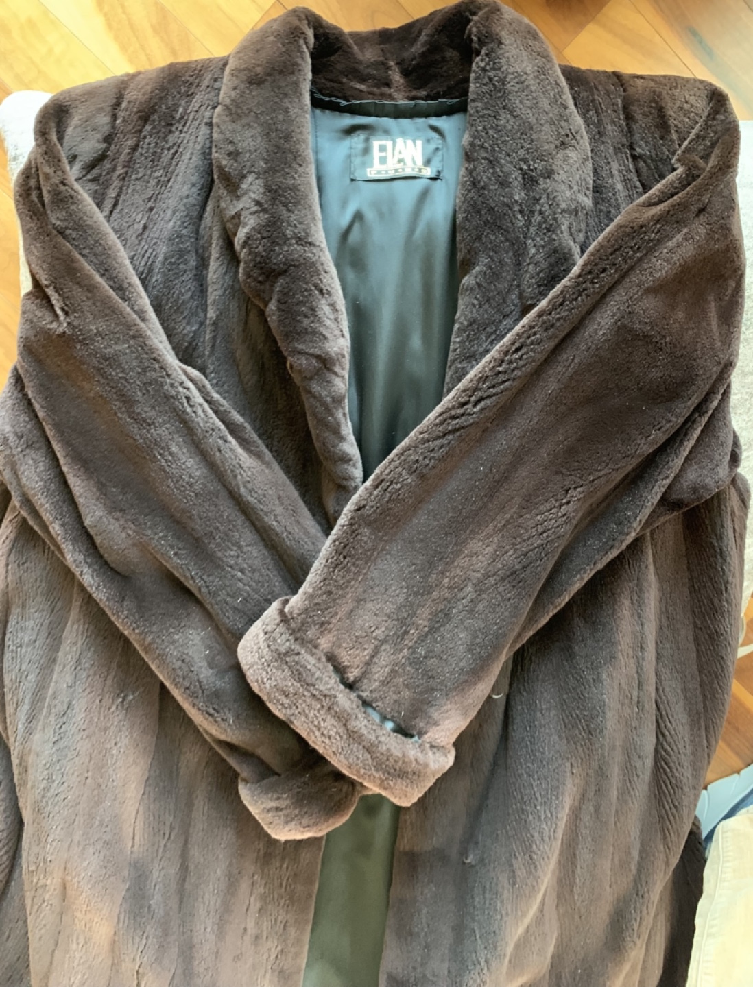 Vintage Elan Furs Brown Fur Coat