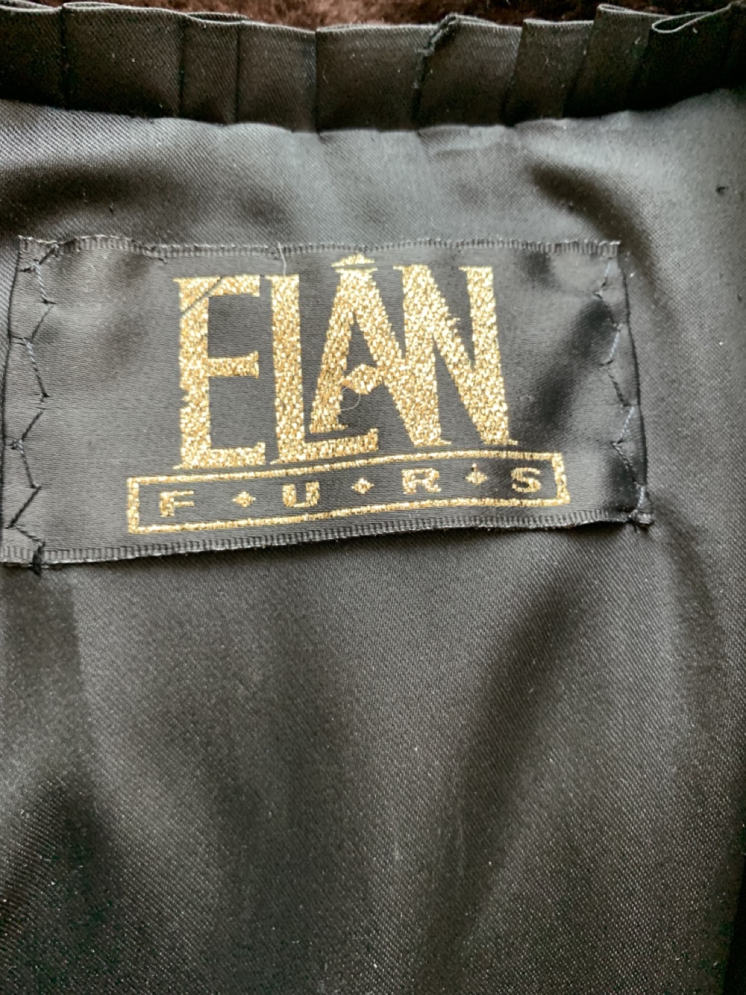 Vintage Elan Furs Brown Fur Coat - photo 2