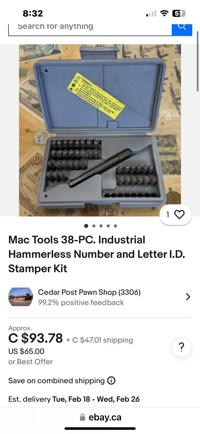 Mac Tools 38-Piece Industrial  I.D. Stamper Kit image indicator(3)