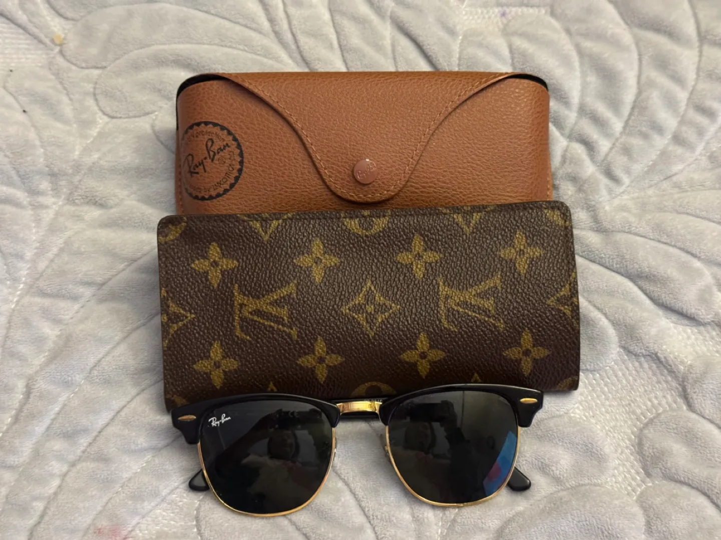 Authentic Louis Vuitton Eyeglass Case image indicator(10)