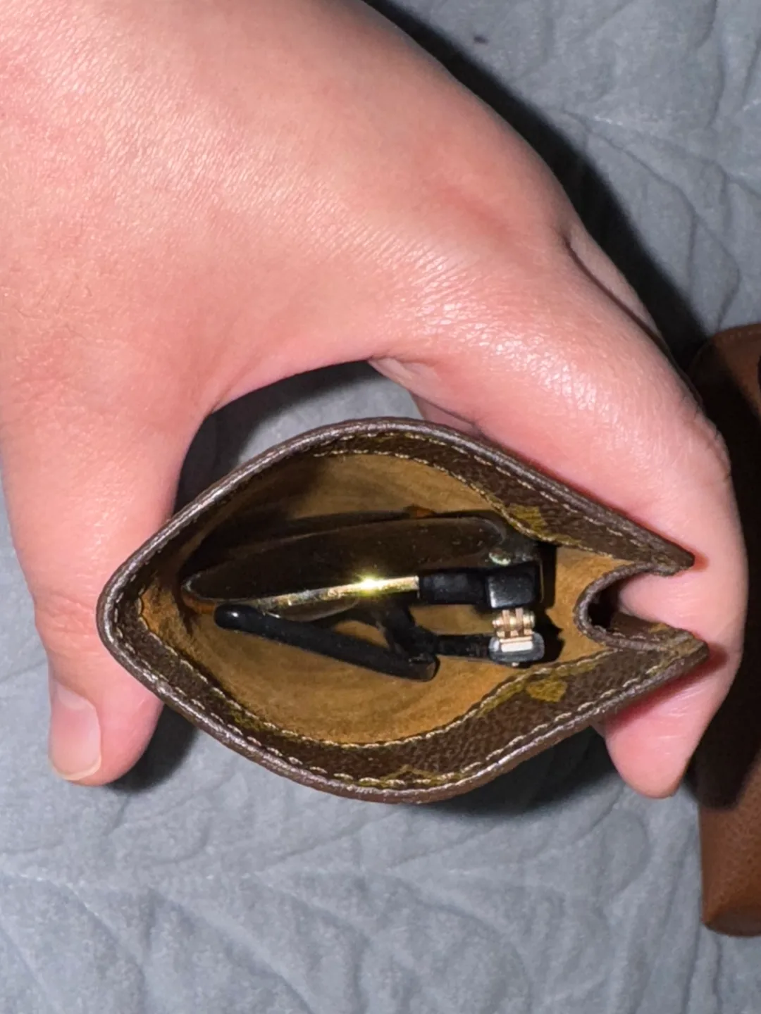 Authentic Louis Vuitton Eyeglass Case image indicator(9)