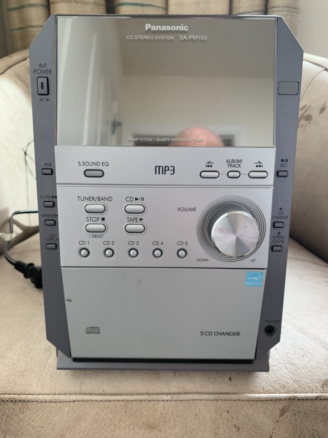 Panasonic SA-PM193 5-Disc CD Changer Stereo System - photo 3