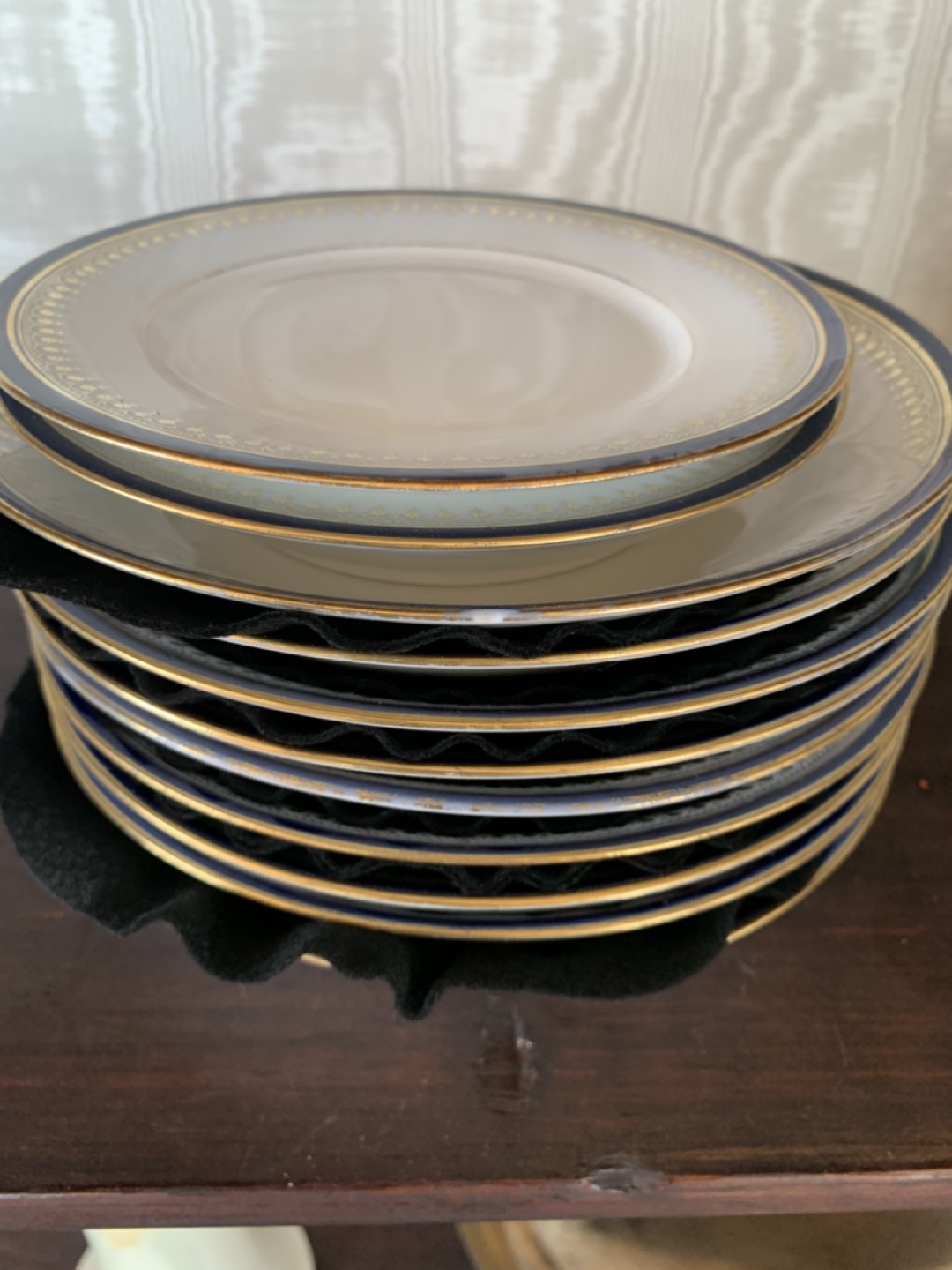 Vintage Porcelain Soup Bowls and Plates Set - photo 4
