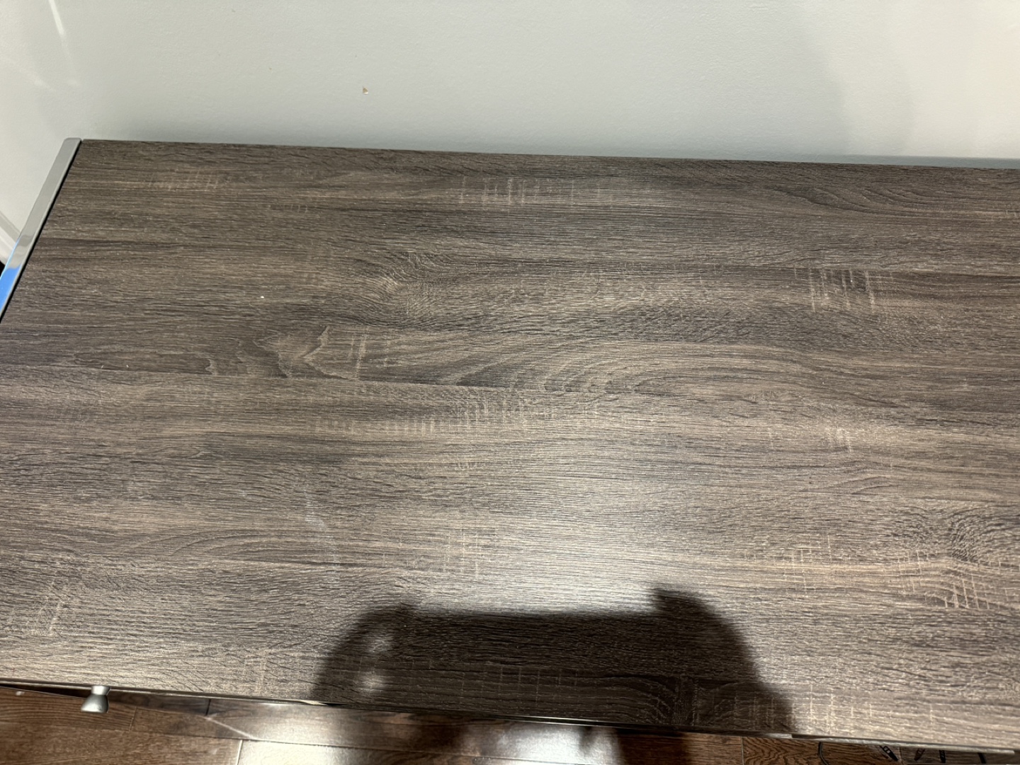 Modern Writing Desk with Metal Legs - photo 2