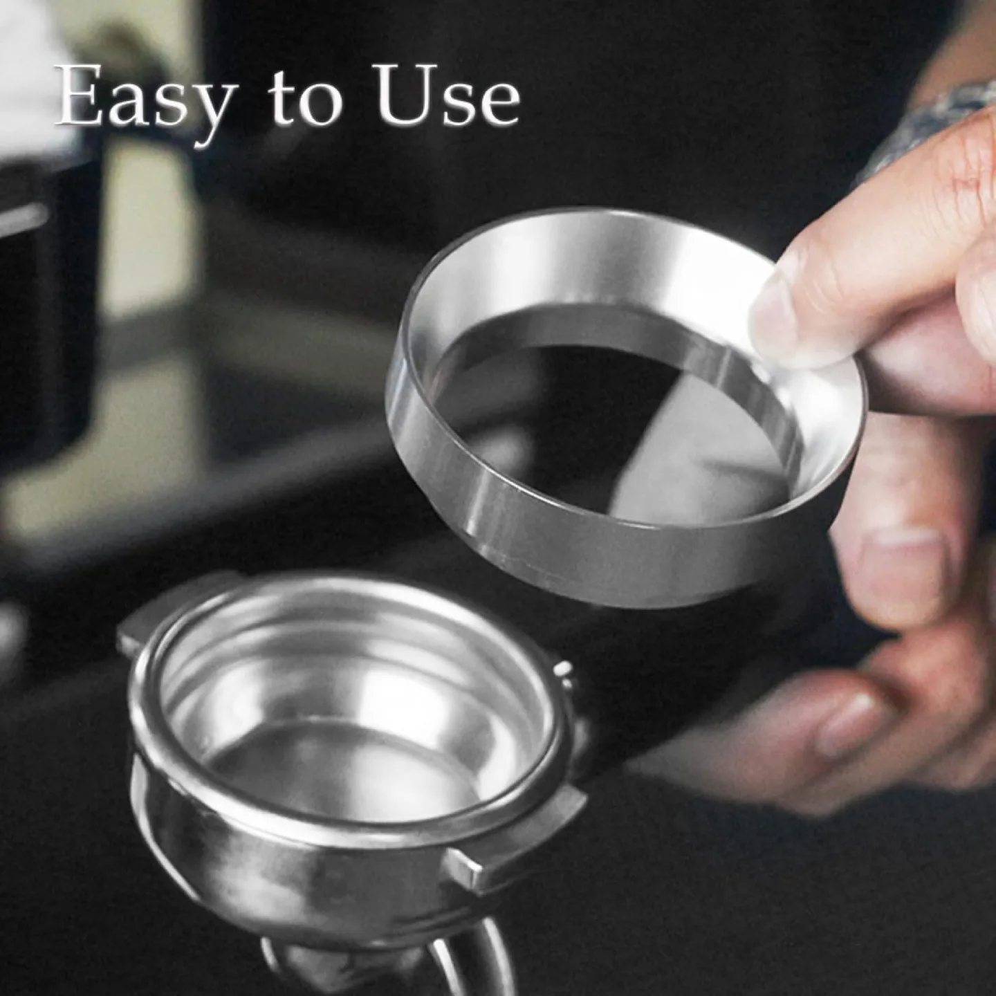 ‼️SALE ‼️51mm Espresso Magnetic Dosing Ring Funnel image indicator(5)