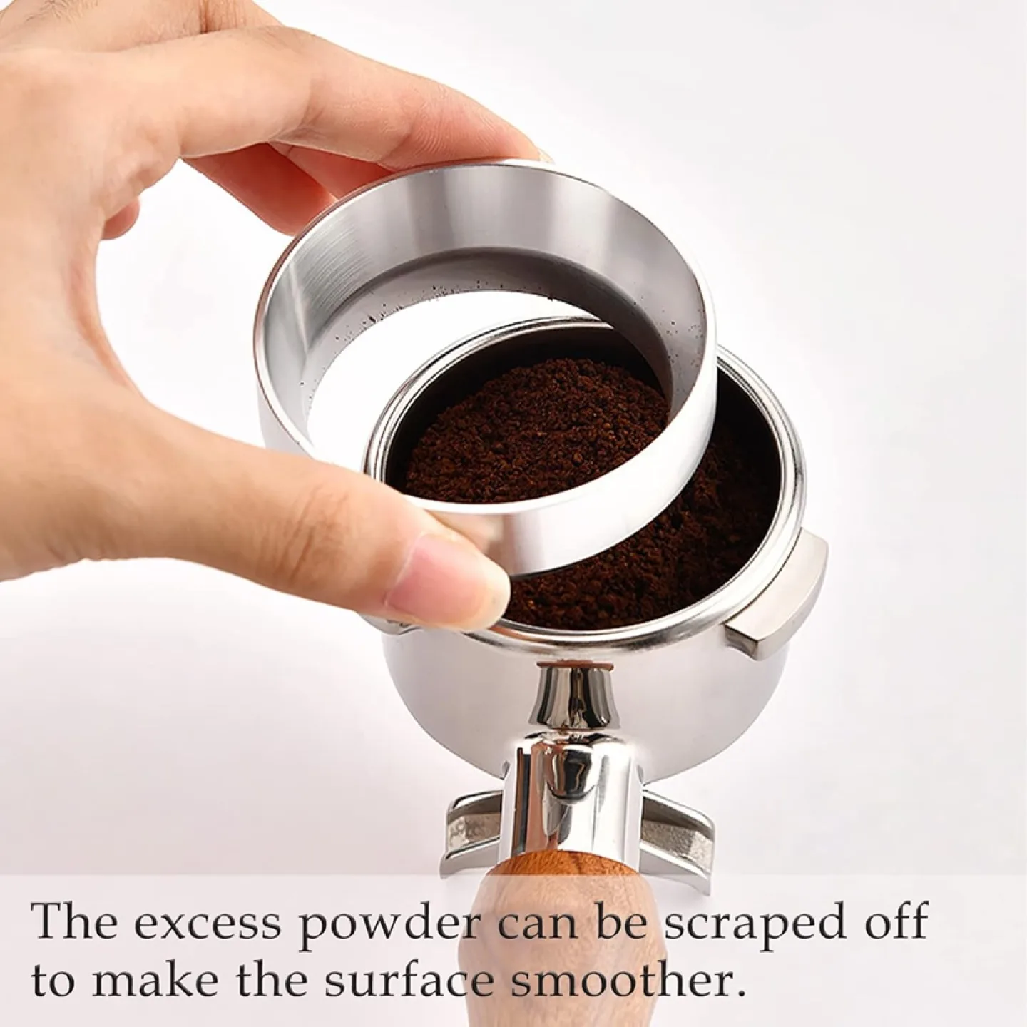 ‼️SALE ‼️51mm Espresso Magnetic Dosing Ring Funnel image indicator(2)