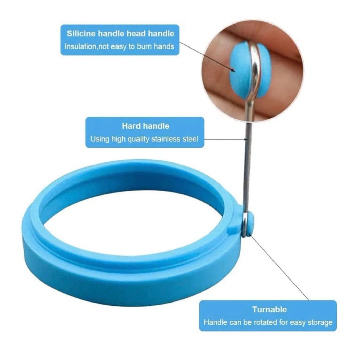 Silicone Egg Rings - Set of 6 image indicator(3)