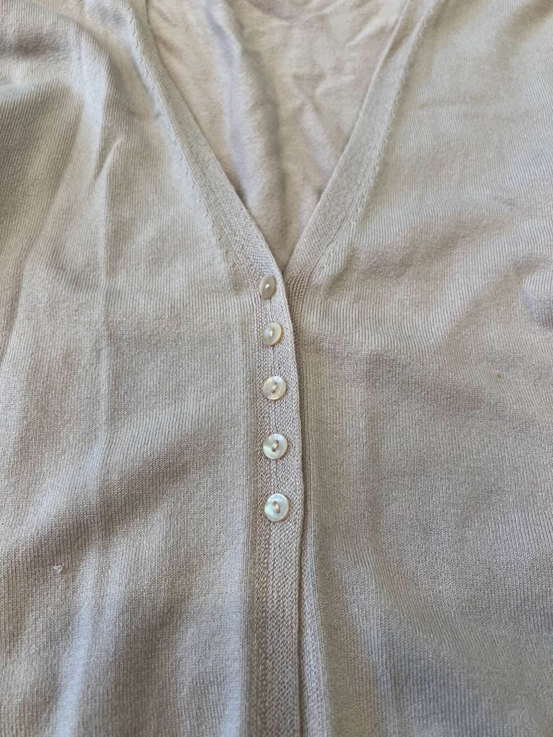 Pink Benetton Cardigan Sweater Small - photo 5