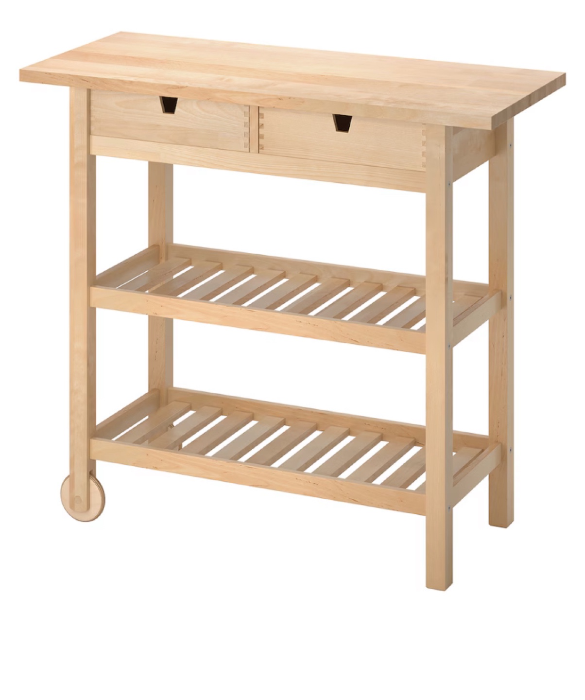 IKEA Wooden Kitchen cart, birch