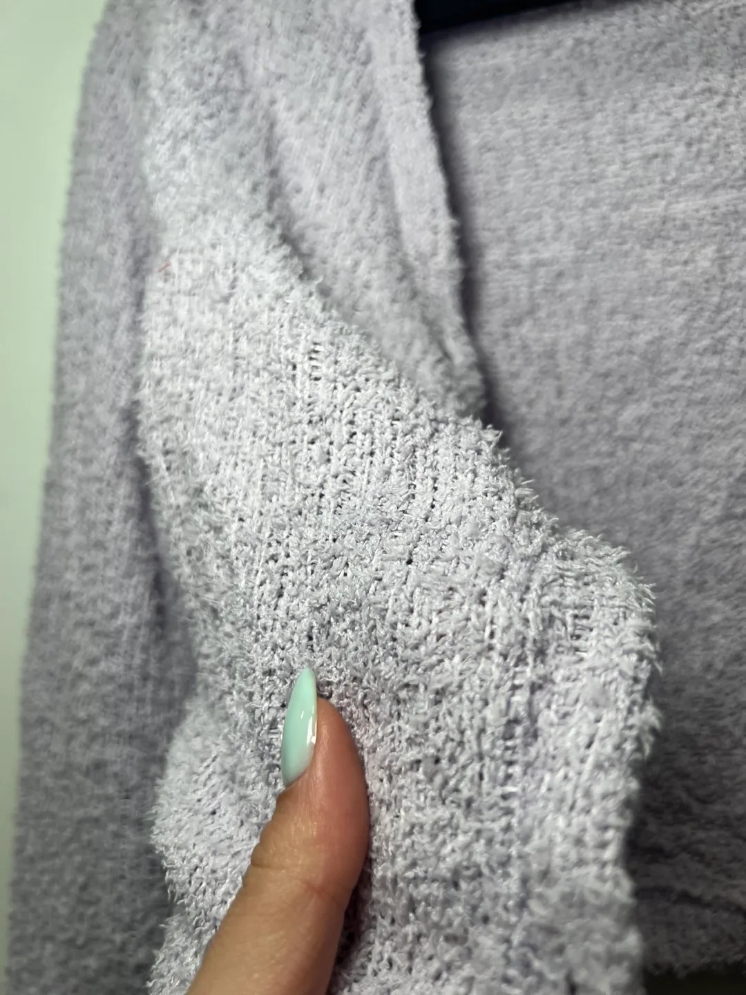 NWT Lavender Cropped Cardigan Size Small image indicator(3)