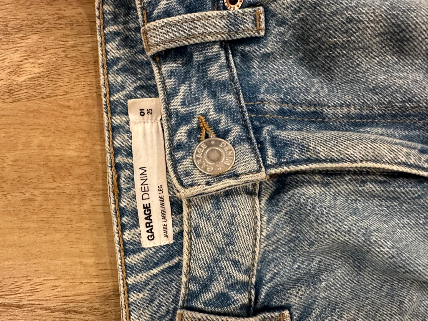 Garage Denim Wide Leg Jeans - Size 01 image indicator(2)