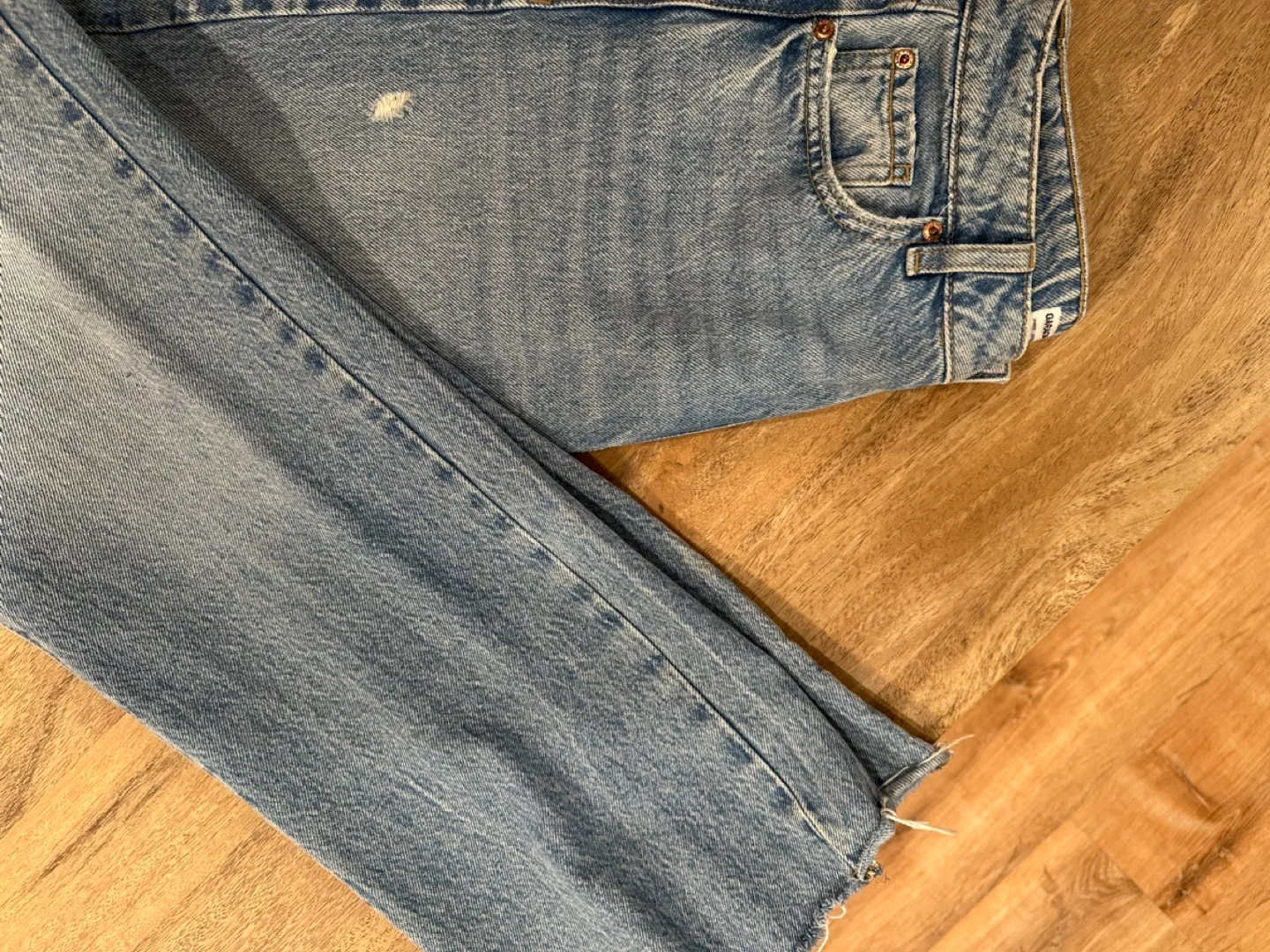 Garage Denim Wide Leg Jeans - Size 01 image indicator(3)