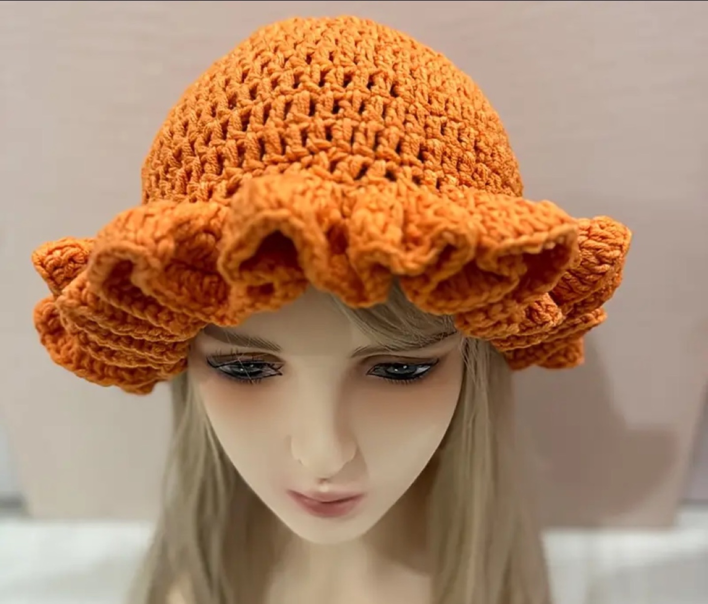 Handmade Crochet Bucket Hat - photo 2