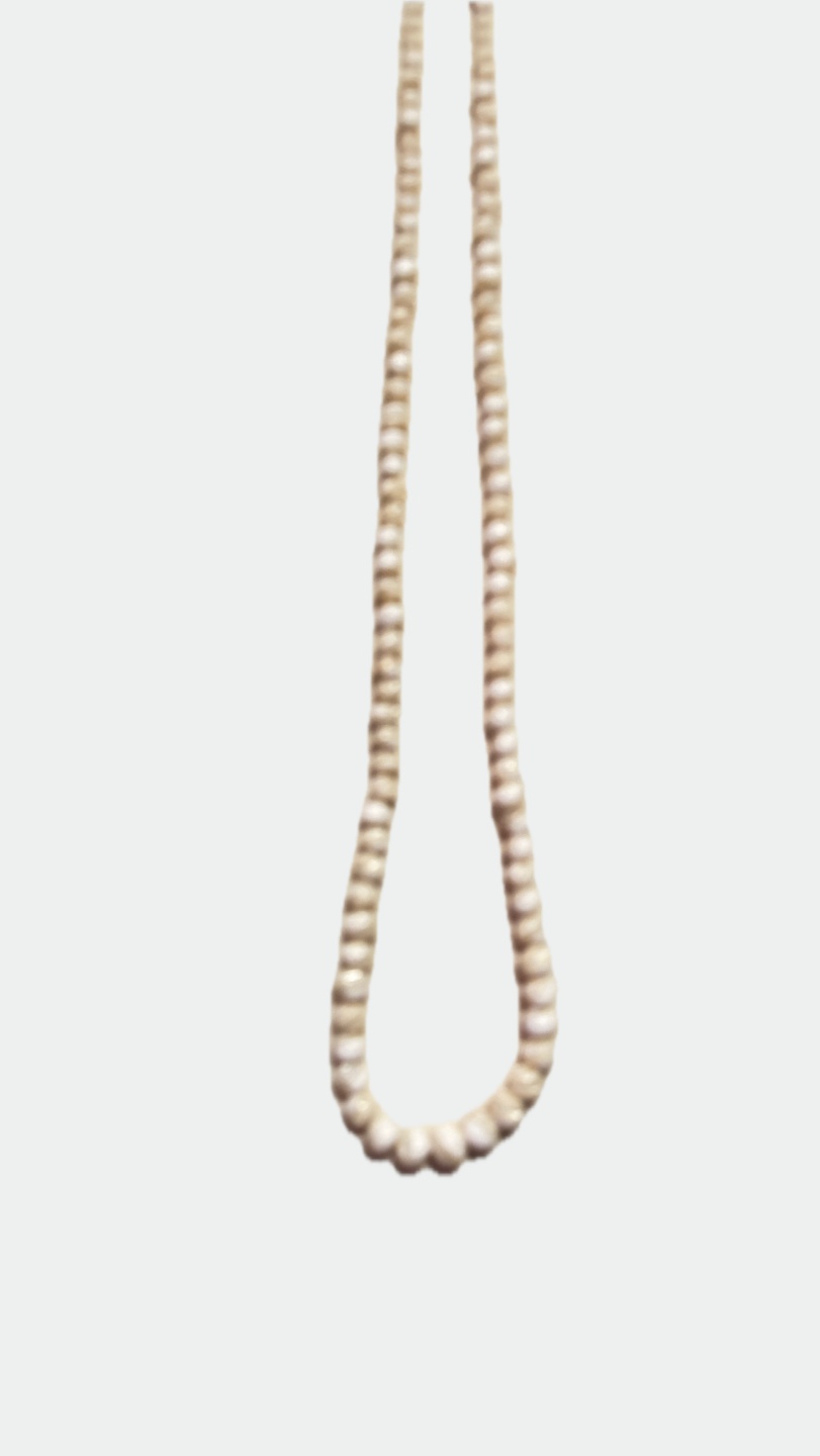 Off-white Beaded Necklace