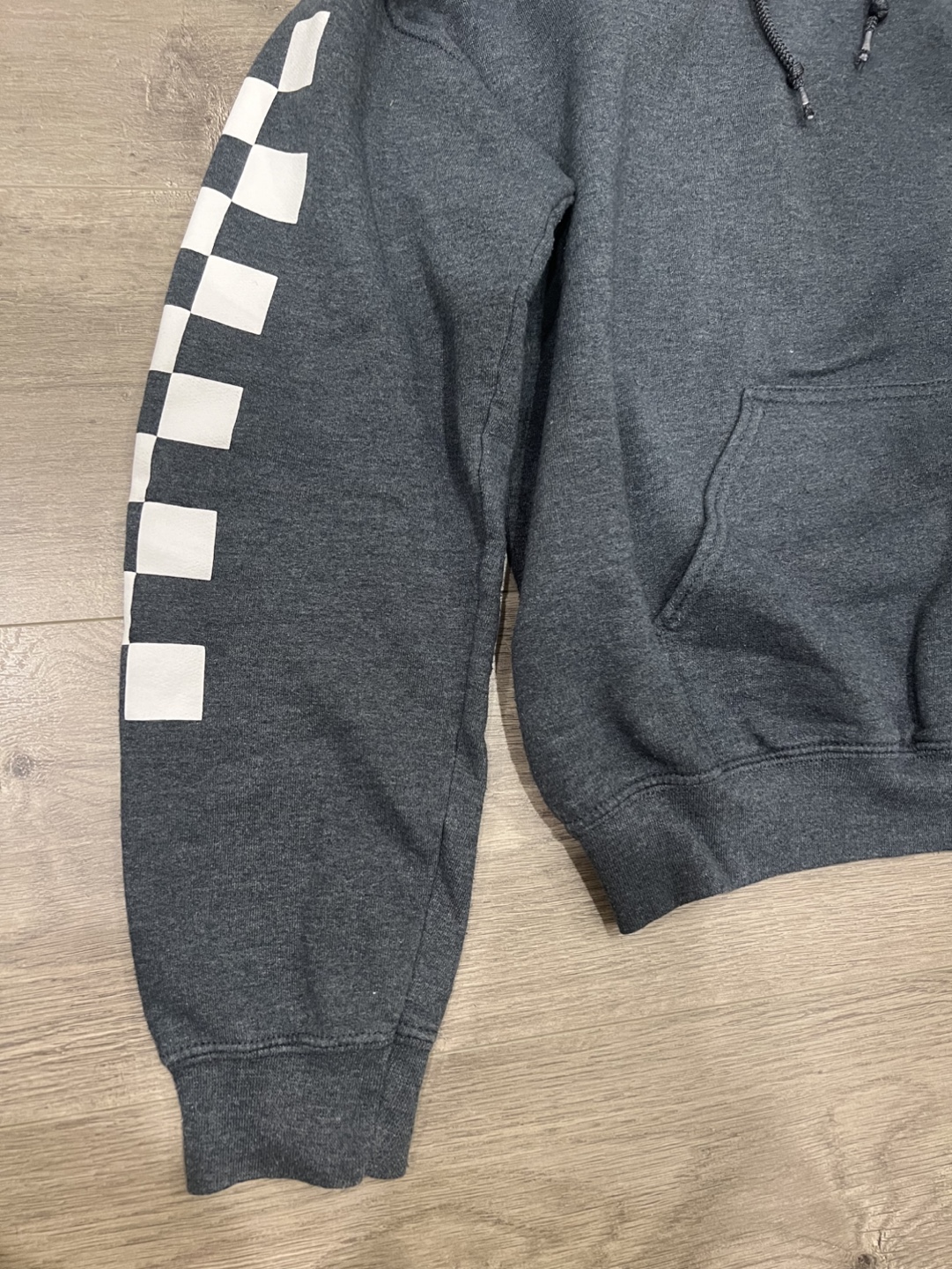 Intercept Checkered Long Sleeve Hoodie Small - photo 2