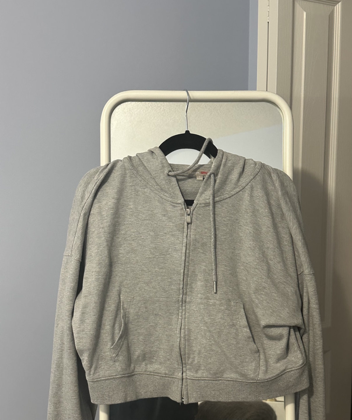 Grey Zip-Up Hoodie
