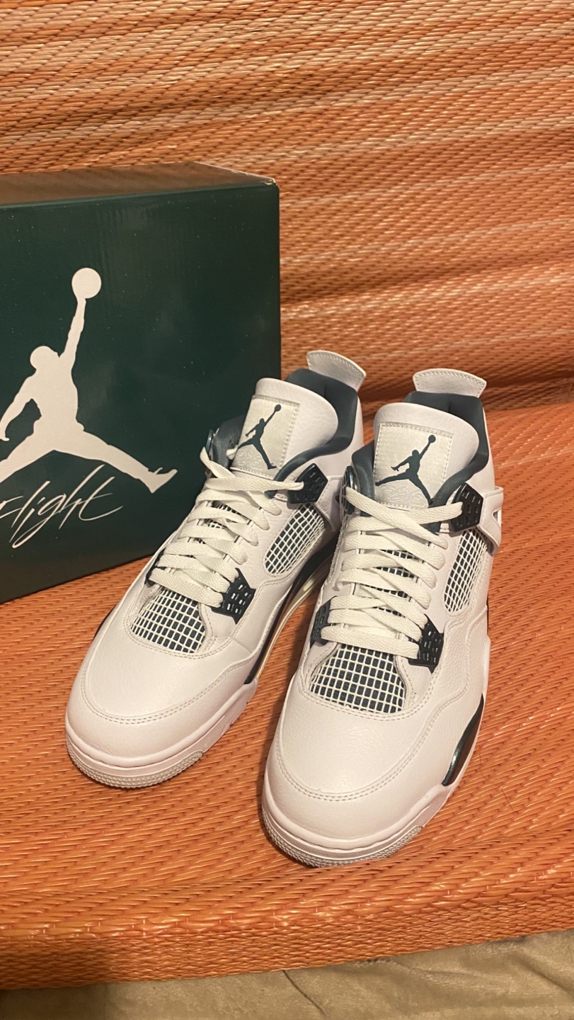 Nike Jordan 4 Retro Oxidized Green Size 10 - photo 2