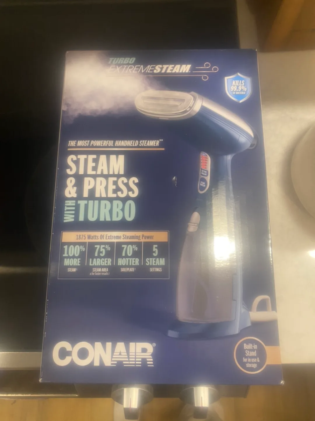 Conair Turbo ExtremeSteam Handheld Steamer thumbnail