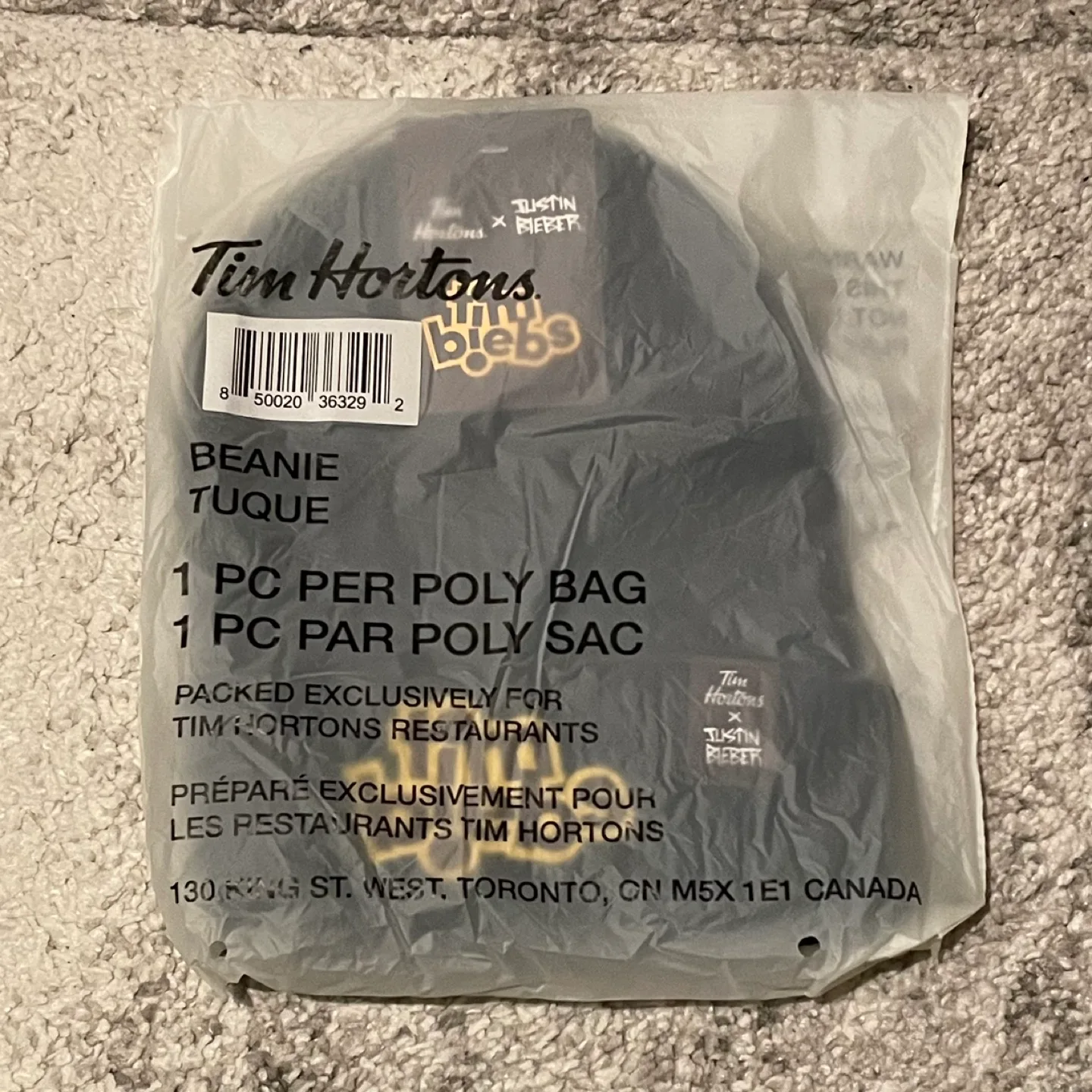 Justin Bieber x Tim Hortons Timbiebs Beanie image indicator(2)